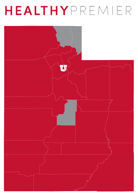 Healthy Premier Provider Network County Coverage Map 2025